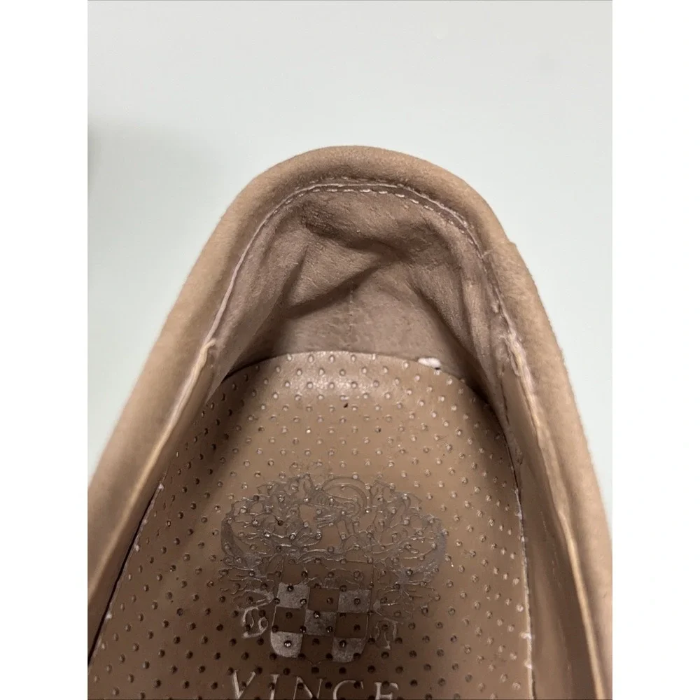 Vince Camuto Remeya Women's 7 Tan‎ Suede Slip On Platform Sneakers